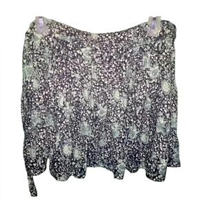 Vintage 1990’s ULTRA PINK Tie Wrap Around Mini Skirt Sz S